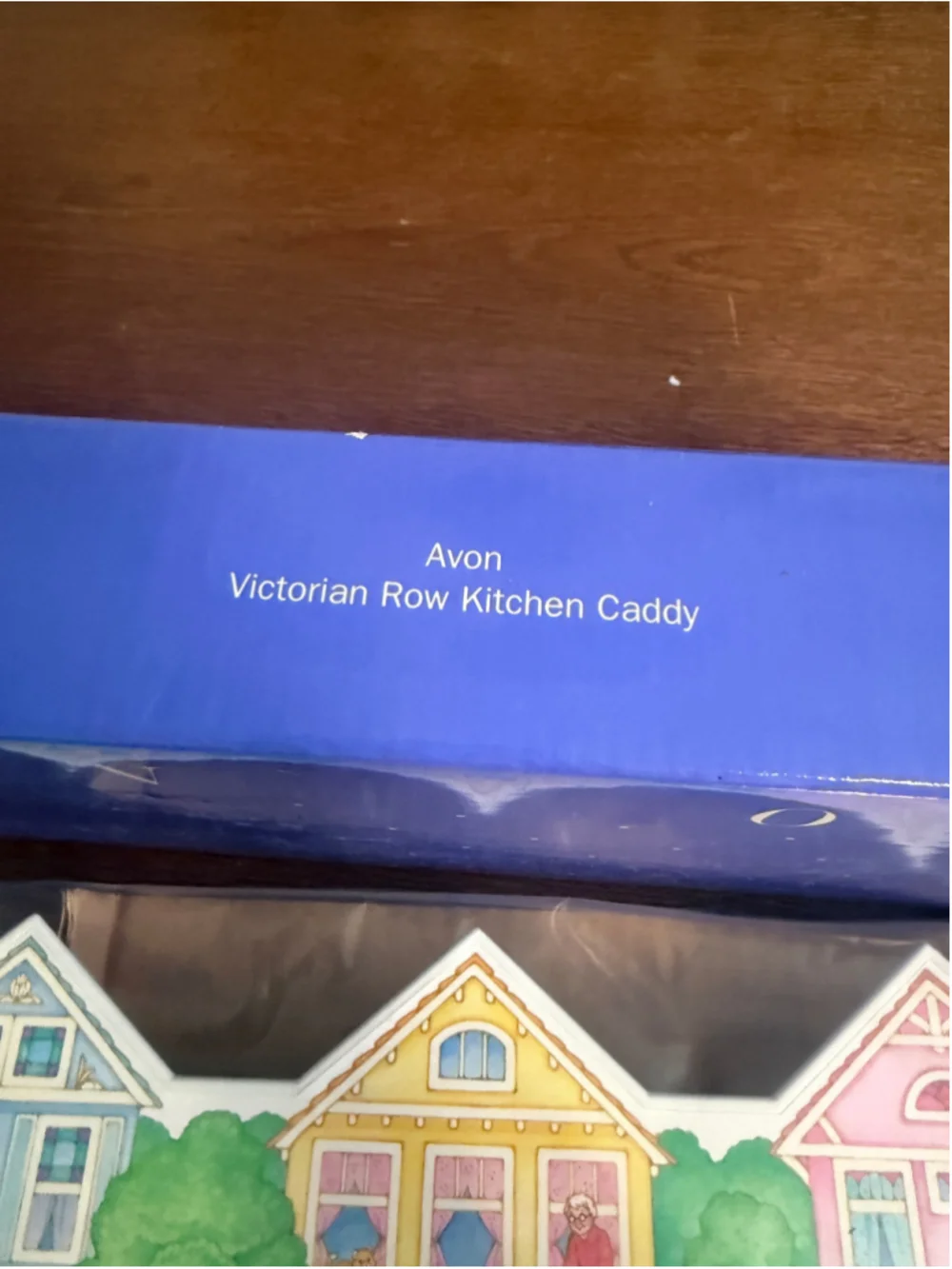 Vintage 1992 Avon Victorian Row Kitchen Caddy NEW Sealed Original Box 13”